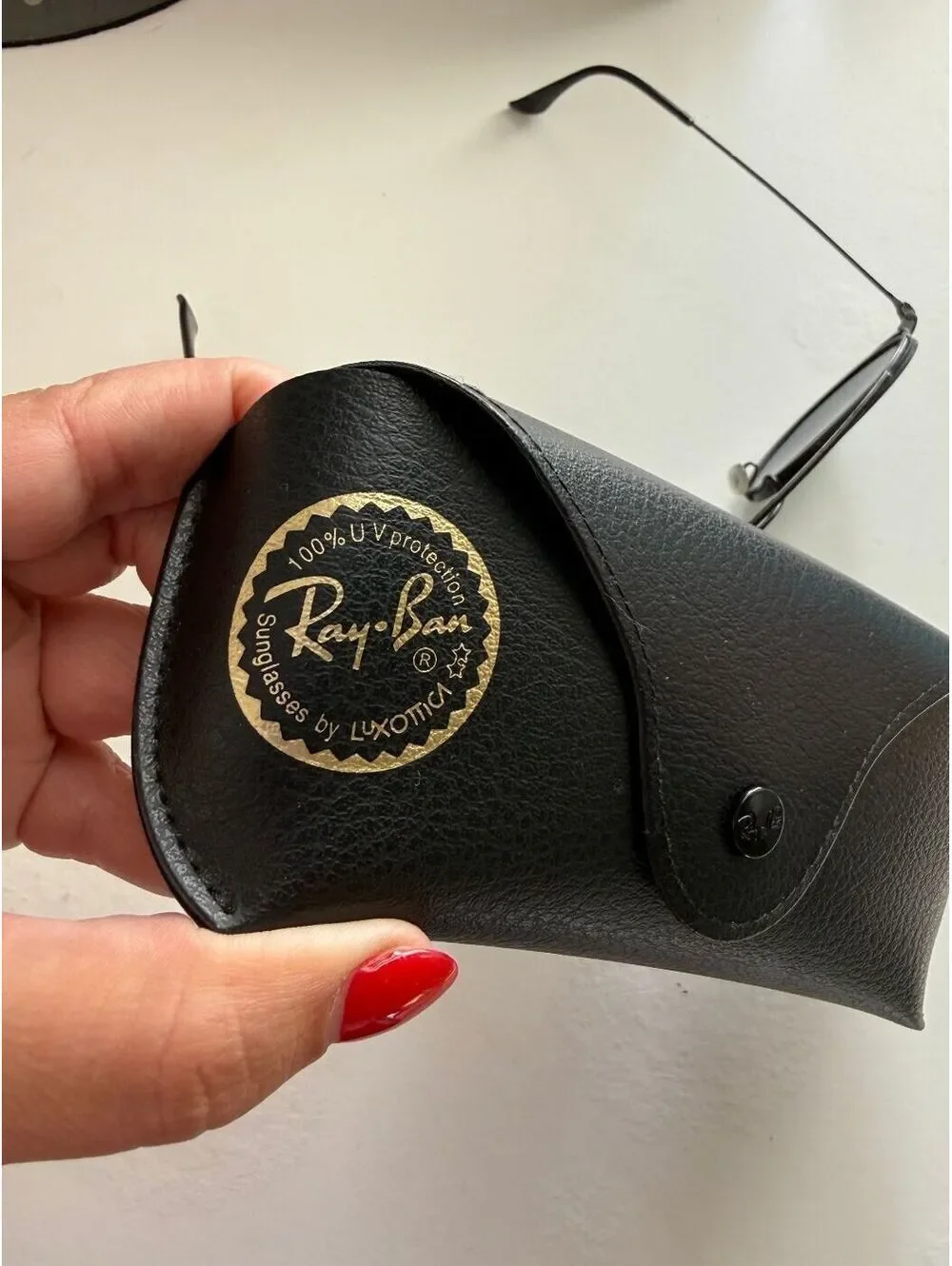Ray-Ban Round Double Bridge Sunglasses In Black